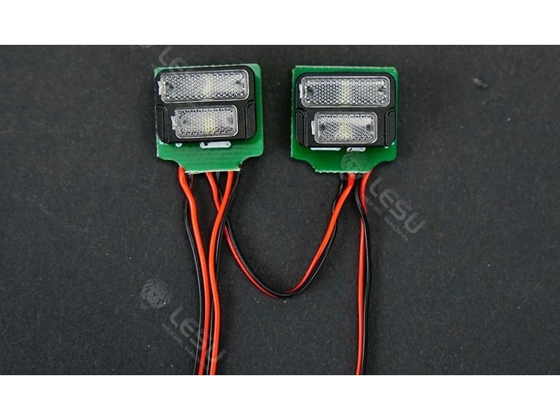 Heck LED-Set S-1308 zu LESU Rad -/ Raupenlader Aoue LT5H – Bild 2