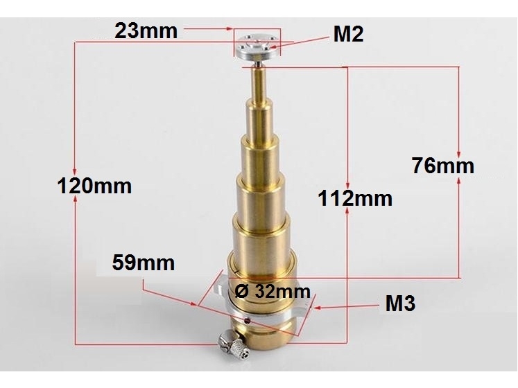 Hub-Zylinder zu Lesu LS-A0009 - MAN Dreiseitenkipper 6x6 – Bild 2