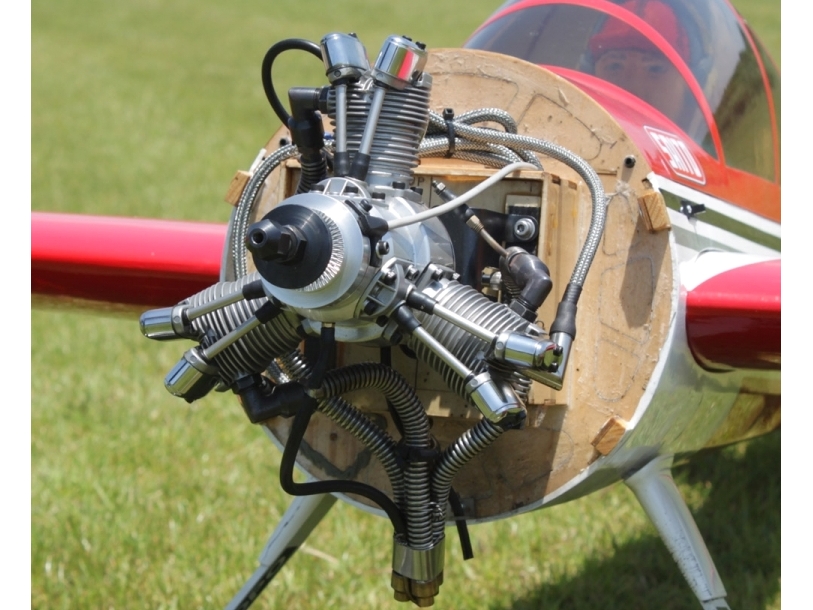 Saito FG-33R3 Benzinmotor / Sternmotor 32.98ccm – Bild 3