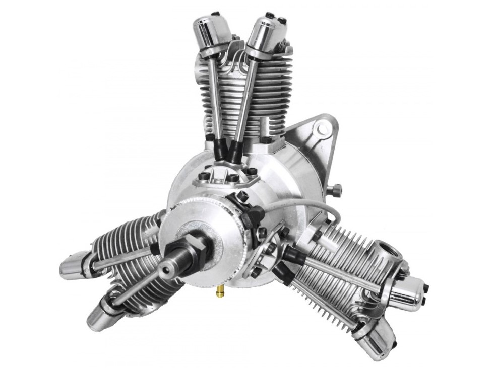 Saito FG-60R3 Benzinmotor / Sternmotor 60.32ccm