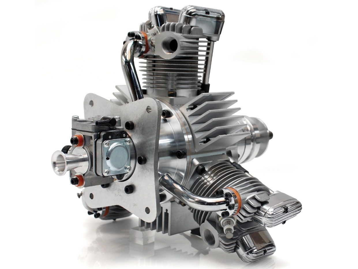 Saito FG-90R3 Benzinmotor / Sternmotor 89.99ccm – Bild 3