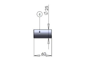 PTFE-Pipe/Teflonschlauch zu Kanisteranlage DLE111