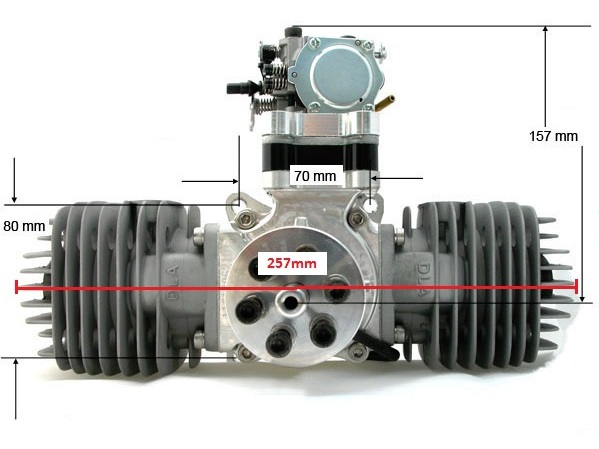DLA116 V2 Benzinmotor 116ccm – Bild 5