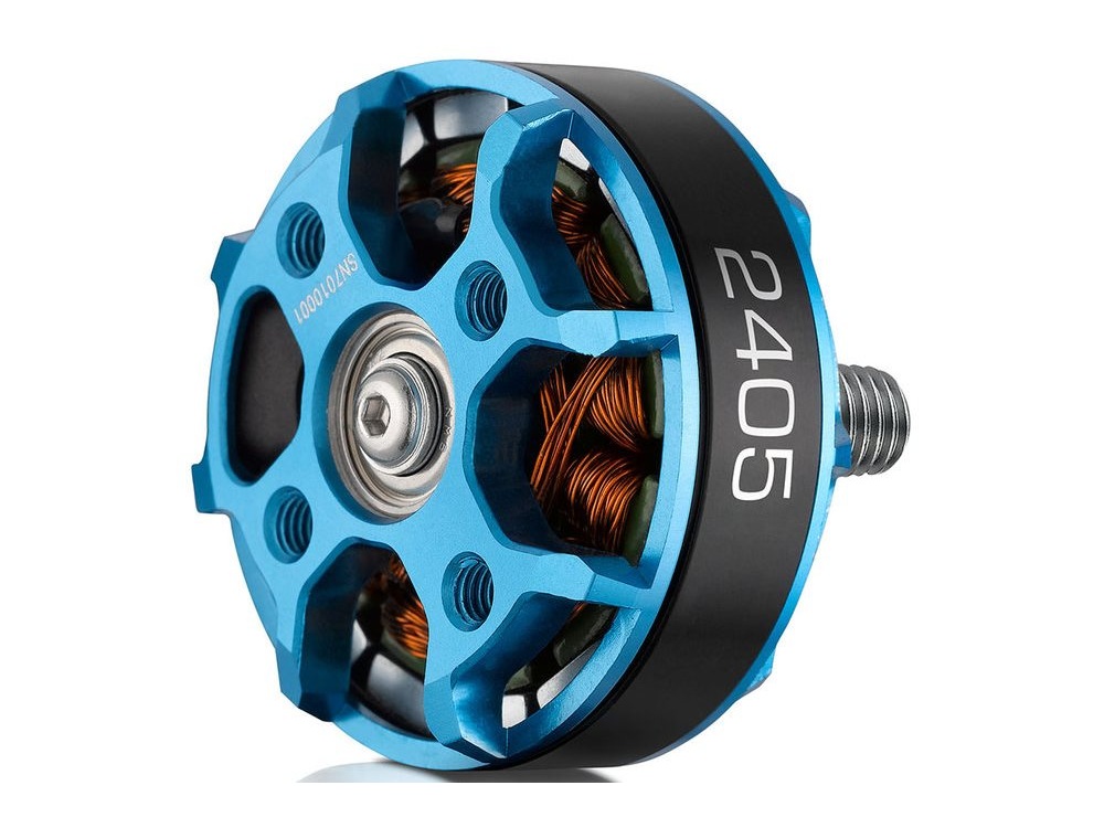 Hobbywing Racecopter Brushless Motor Xrotor 2405-2250KV - blue – Bild 2
