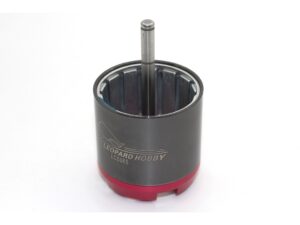 Rotor / Glocke mit Welle zu Leopard Motoren LC5065 V1, mit 6mm Welle
