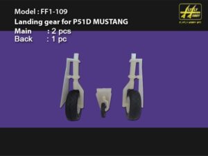 Fahrwerk zu Micro Mustang P-51, P 51 von FlyFly
