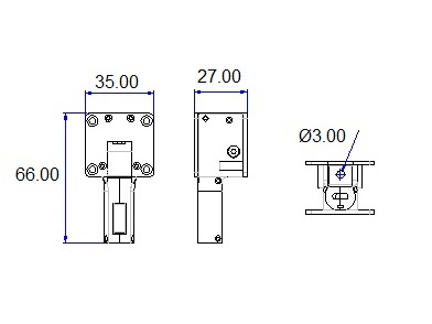 Elektrisches Einziehfahrwerks-Modul, 3mm/ 90Grad, 3.5kg DY-1148, Dynam – Bild 4