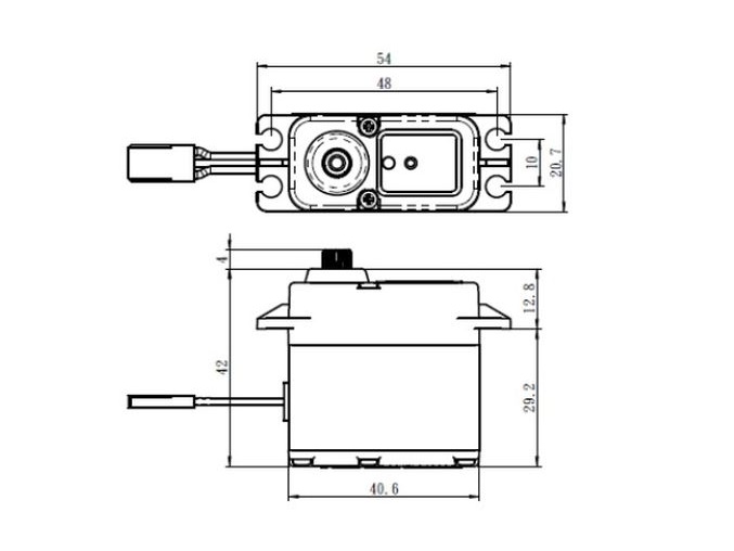 Savöx SW-1211SG Servo - digital - 18kg/cm - 7.4 Volt - 40.6x20.7x42.0 – Bild 2