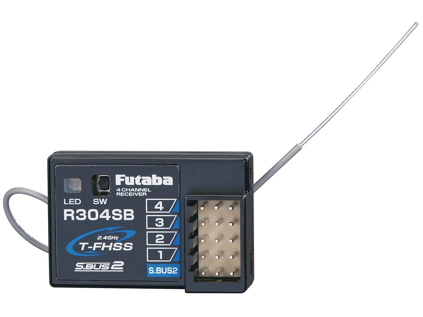 Empfänger 4-Kanal R304SB - Telemetrie, 2.4GHz Futaba – Bild 3