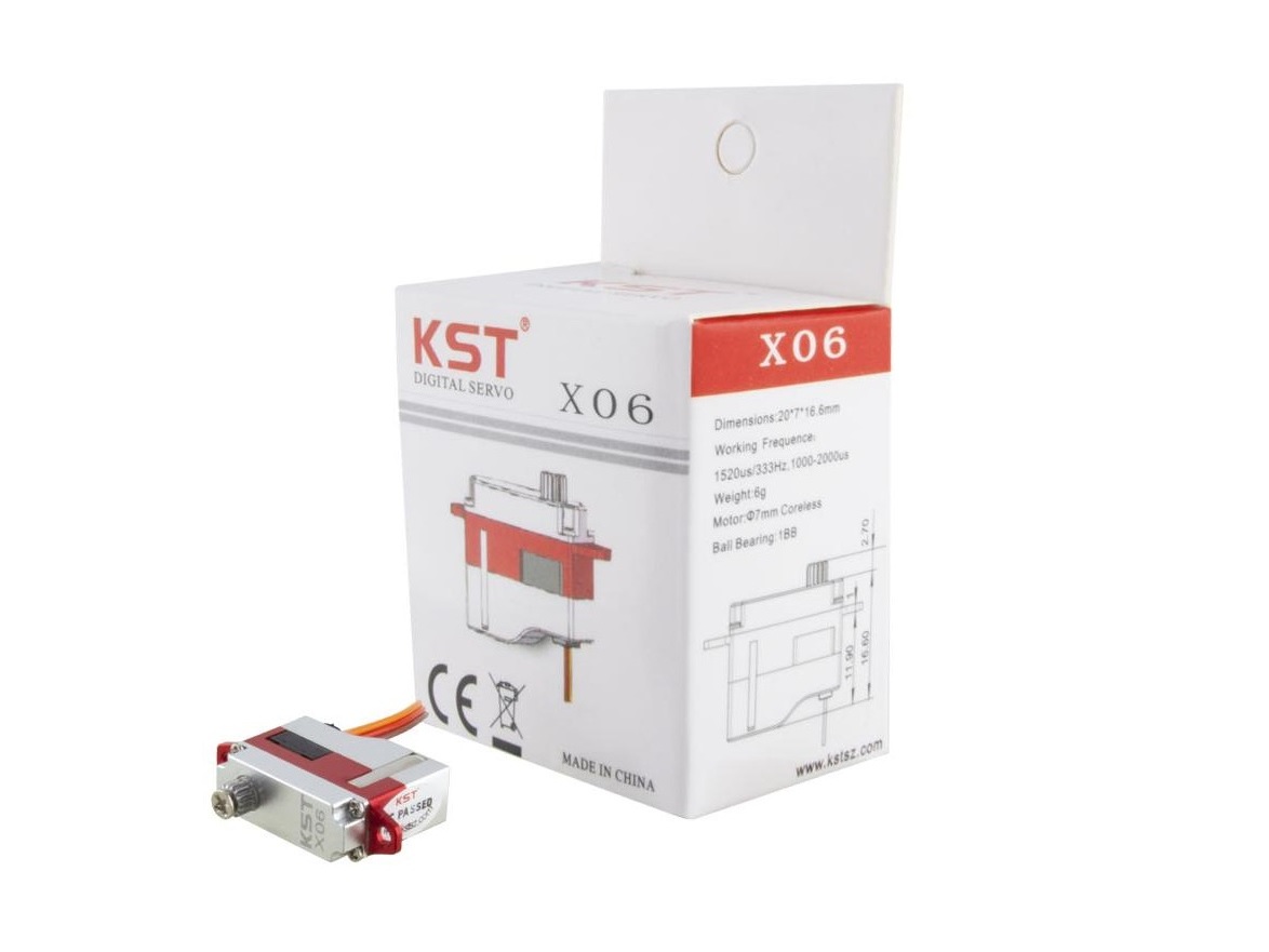 KST X06H V6 MG HV Digital Servo 7mm 1.8kg – Bild 4