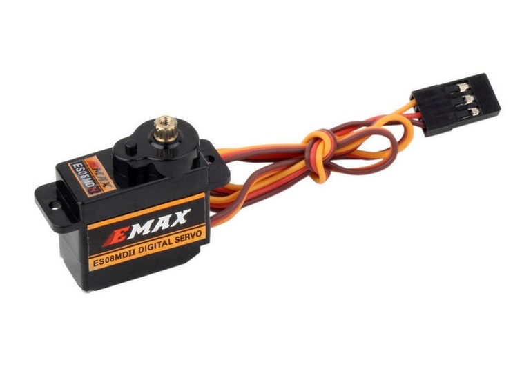 EMax Mini Digital Servo ES08MD II mit Metallgetriebe Stellkraft 2.0kg – Bild 2