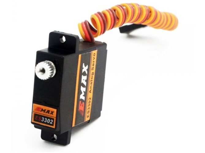 Emax Flächenservo ES3302 MG, 12.4gr, 2.8kg Stellkraft, 9mm – Bild 2