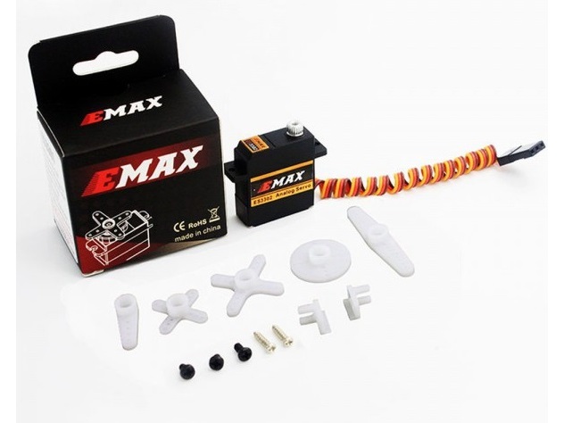 Emax Flächenservo ES3302 MG, 12.4gr, 2.8kg Stellkraft, 9mm – Bild 5