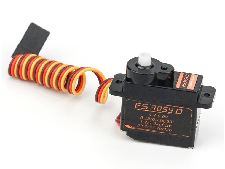 Emax Flächenservo ES3059D, 9.1gr, 2.0kg Stellkraft, 11.65mm – Bild 2