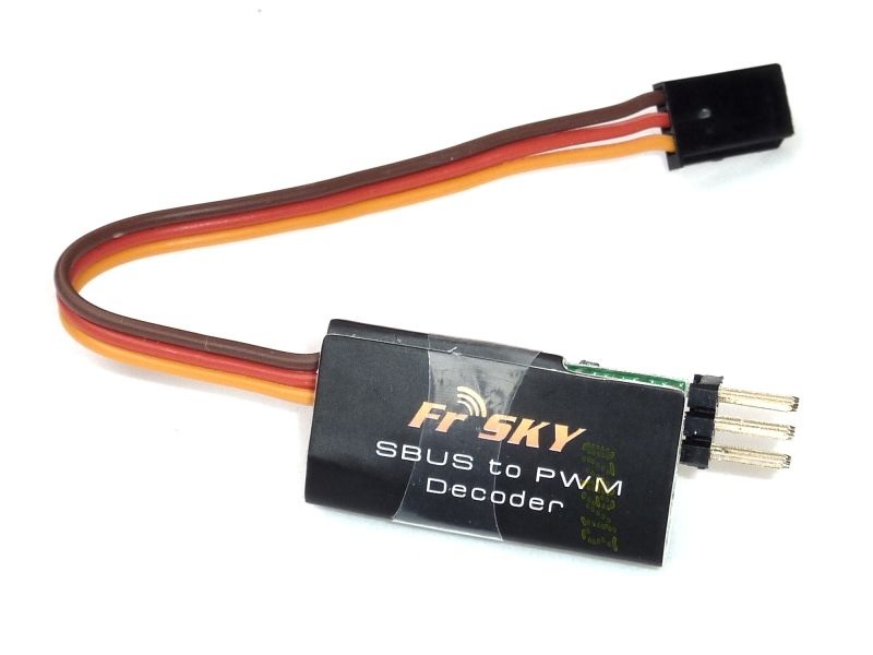 FrSky S.Bus - PWM Decoder V2 für 4 Servos