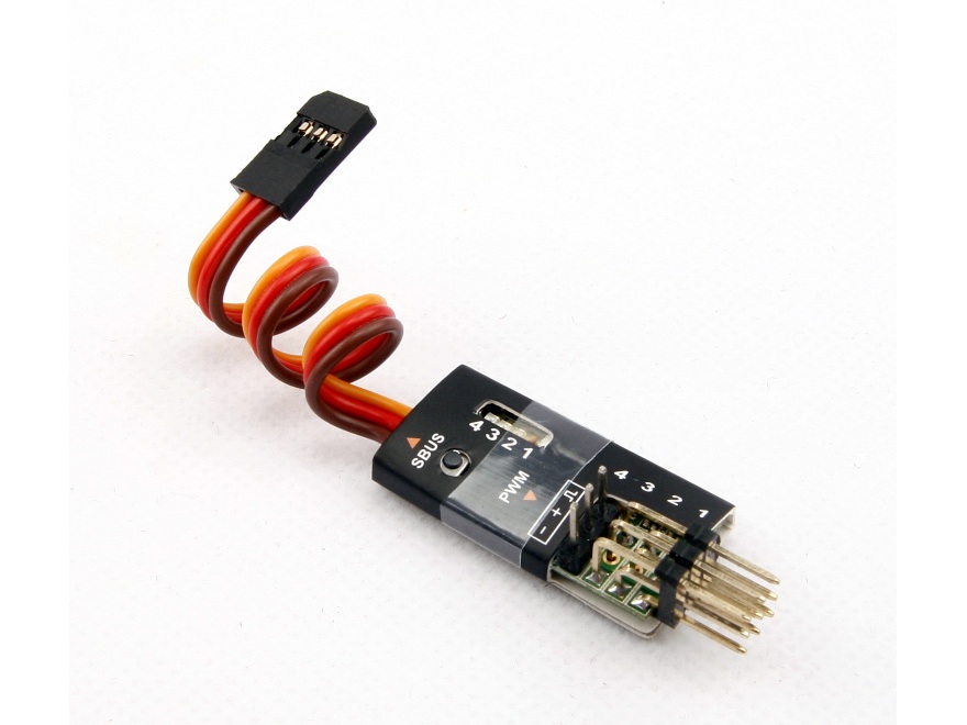 FrSky S.Bus - PWM Decoder V2 für 4 Servos – Bild 2