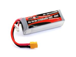 HEAT-RC, LiPo Akku 4S / 14.8V, 2200mAh 40C-80C - XT60