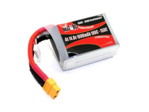 HEAT-RC, LiPo Akku 4S / 14.8V, 1600mAh, 100C - XT60