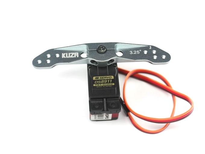 KUZA ALU-Servoarm doppelt 23T, 84mm für JR Servos – Bild 2
