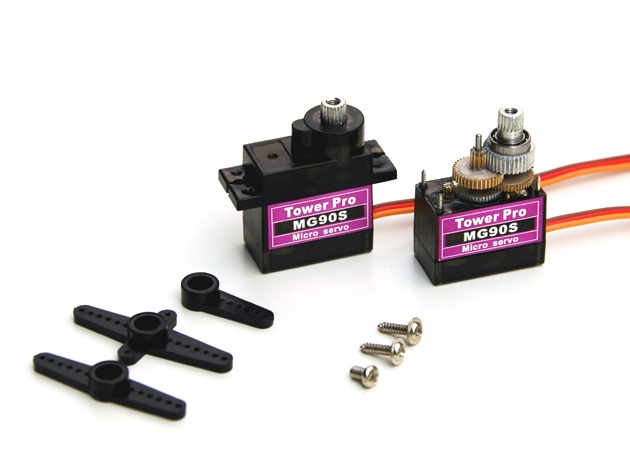 Servo MG90S TowerPro Metallgetriebe mit 2.2kg Stellkraft, 13.4g – Bild 3