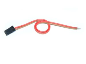 JR Batterie Verlängerungskabel / Anschlusskabel 20cm, 22AWG, 10 Stück