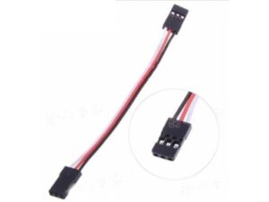 Patchkabel Stecker auf Stecker, JR/Futaba, 10cm lang 26AWG