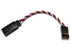 Servo-Verlängerungskabel 15cm, 22AWG, 0.32mm² - Twisted - Futaba