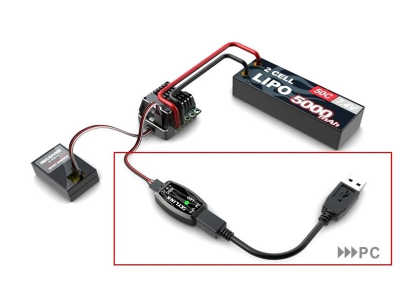 Skylink - für die Einstellung des Reglers via PC, SkyRC