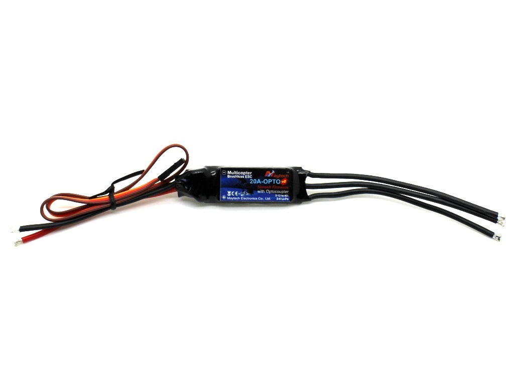 Brushless-Regler MAYTECH MT20A Opto SUPER SLIM, SimonK für Multicopter, 2-4S – Bild 2