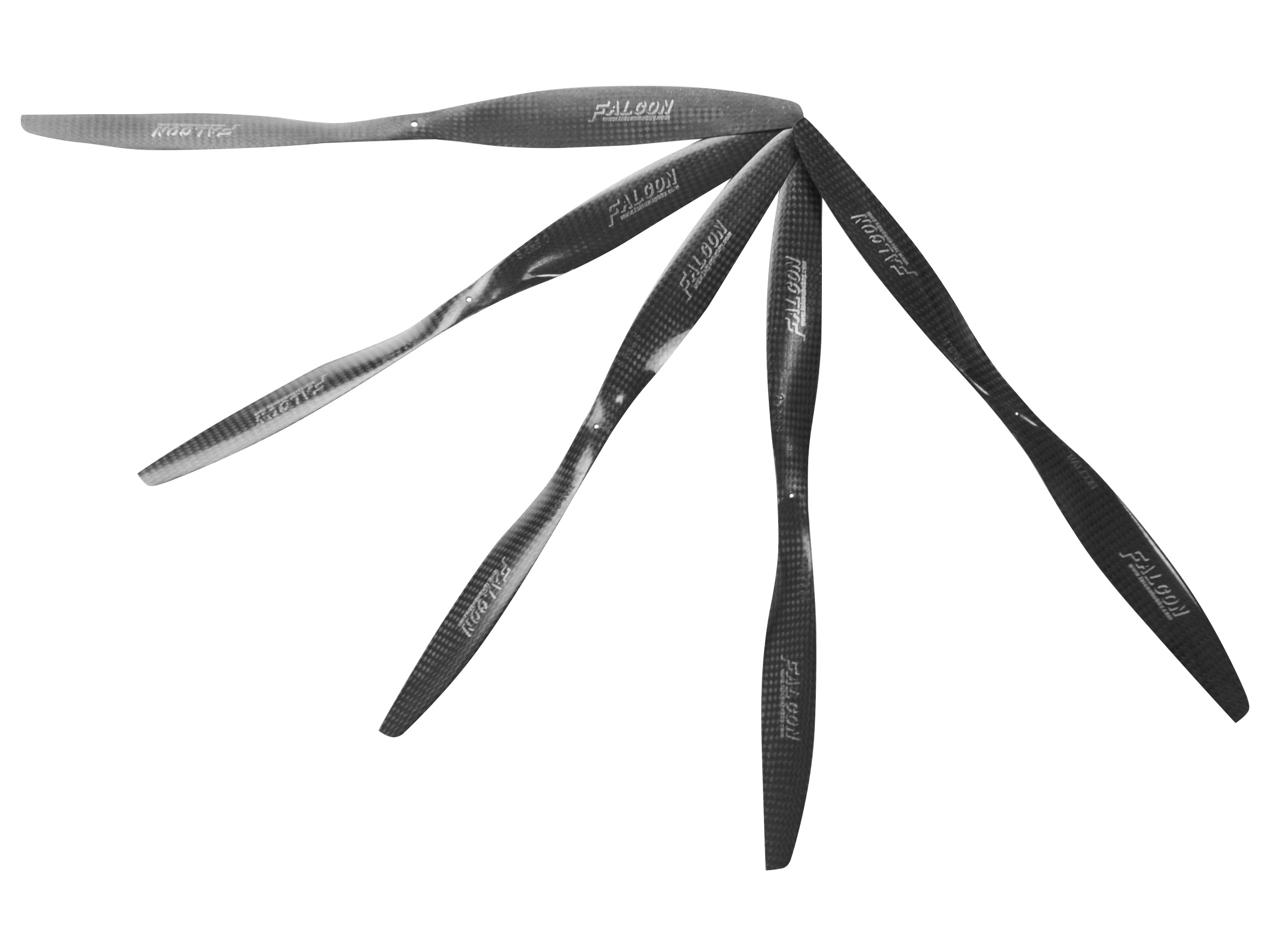 Falcon - CFK-Propeller / Carbon Luftschraube - Indoor - 8.5x3.8 - 2-Blatt - Elektro – Bild 3