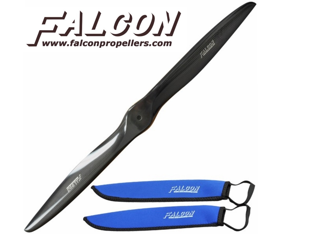 Falcon - CFK-Propeller / Carbon Luftschraube - 20x10 - 2-Blatt - Benzin