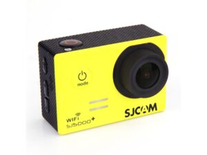 Actioncam / Dashcam SJ5000 Plus WiFi, Full HD-Kamera mit 16MP, gelb, SJCAM