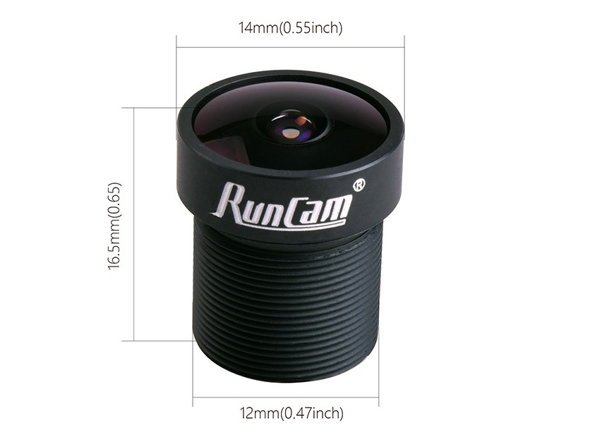 RunCam RC21 - Linse 2.1mm - FOV165 - Swift 1/2, wift Mini PZ0420 – Bild 3