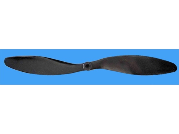 Luftschraube 2-Blatt 10x4.7 - schwarz - 3mm Bohrung