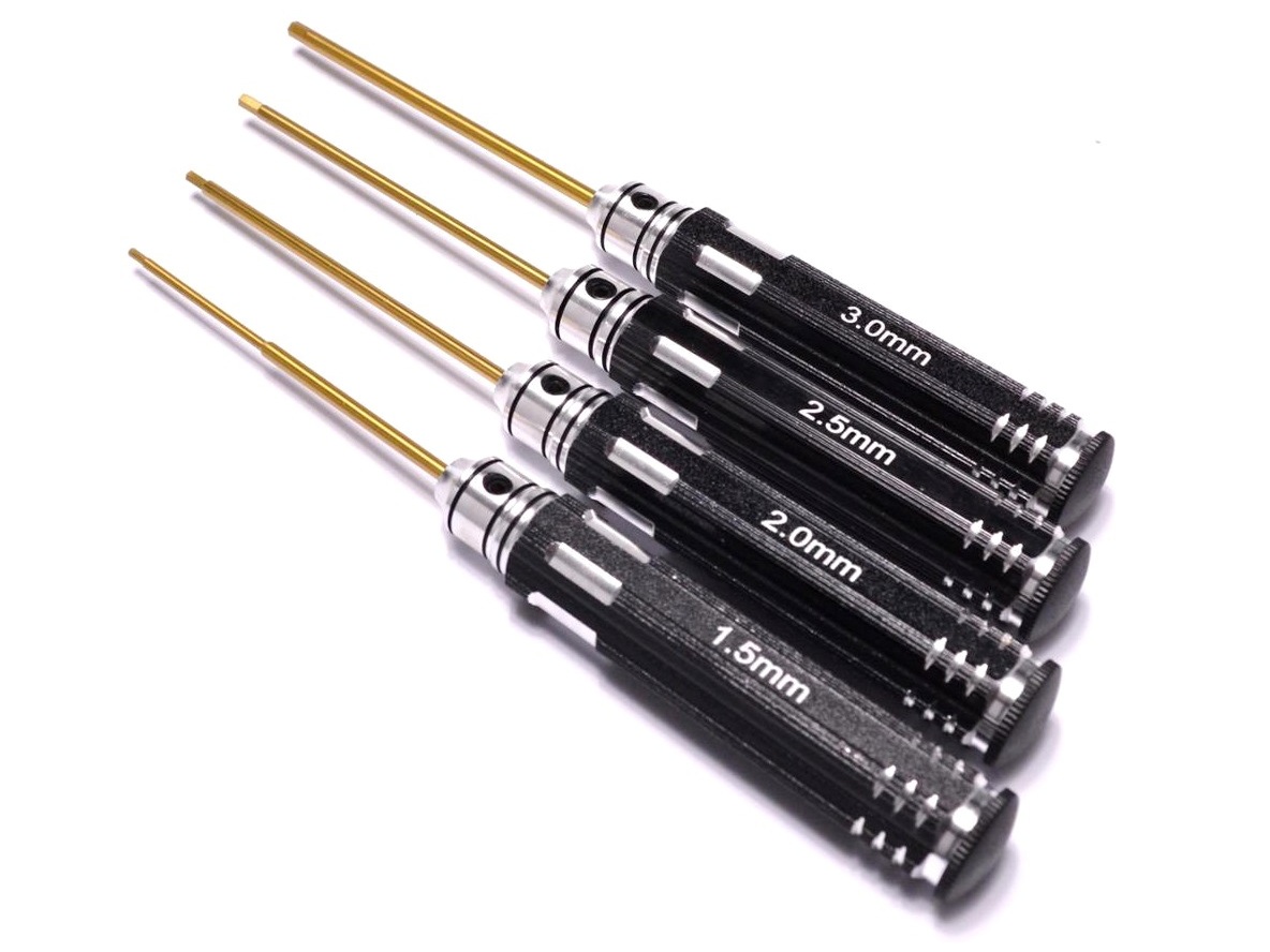 Werkzeug-Set - Schraubenzieher, Inbus lang 1.5, 2.0, 2.5, 3.0mm – Bild 2