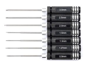 Werkzeug-Set - Schraubenzieher, Inbus lang 0.9, 1.27, 1.3, 1.5, 2.0, 2.5, 3.0mm