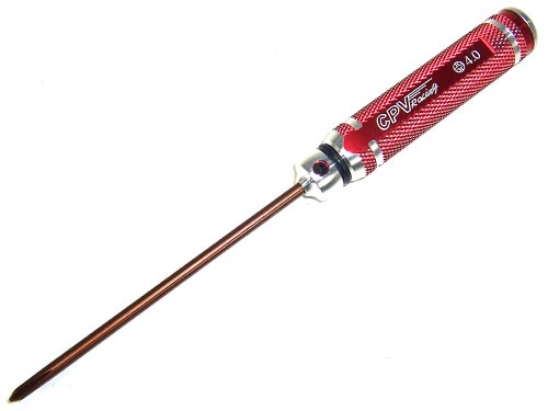 Phillips-/Kreuz-Schraubenzieher, 4.0mm x 120mm - rot