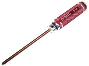 Phillips-/Kreuz-Schraubenzieher, 5.0mm x 120mm - rot