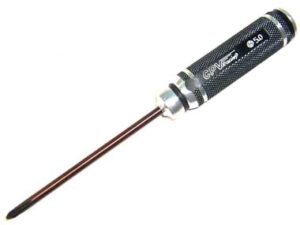 Phillips-/Kreuz-Schraubenzieher, 5.0mm x 120mm - schwarz