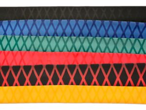 Anti-Rutsch / Gummi - Schrumpfschlauch 49.5mm - Flachmass 78mm - schwarz