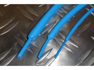 Schrumpfschlauch 9mm, 1 Meter - blau - Schrumpfverhältnis 3:1