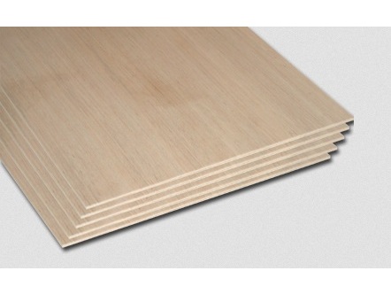Balsaholz-Platte / Balsa-Holzbrett - 100x1000mm x 1.5mm, 5 Stück