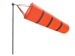 Ständer mit Bodenplatte für Windsack / Windanzeiger - 200cm hoch, Edelstahl
