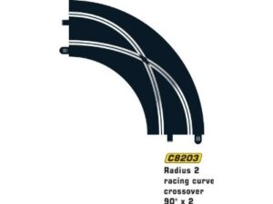 ScaleXtric Spurwechselkurve 90Grad (C8203) 2 Stück