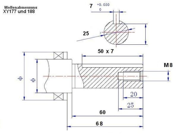 div. Ersatzteile zu Benzinmotor Seeyes 9PS XY177F-S – Bild 2