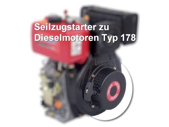 Seilzugstarter zu Dieselmotoren Typ 178
