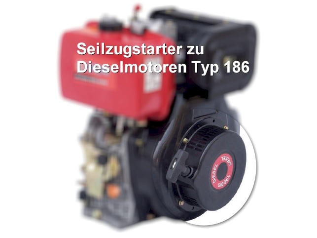 Seilzugstarter zu Dieselmotoren Typ 186/188