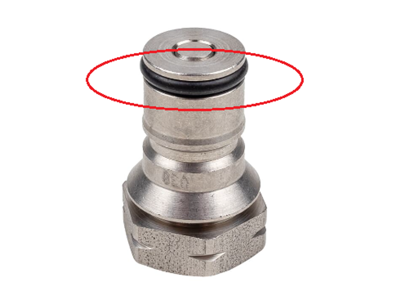 O-Ring / Gummi-Dichtung 16x11x2.5mm für Ball-Lock Anschlüsse NC-Kegs - 4er-Set