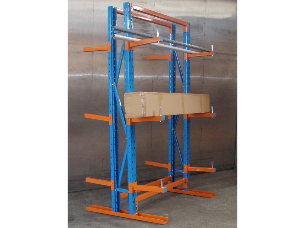 Leicht Kragarmregal Kragarmgestell 250x140x120cm Set A