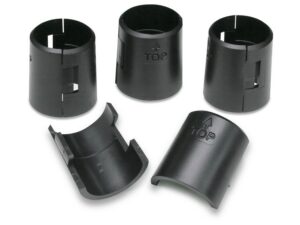 Kunststoffhalter zu Chrom-Gitterregal/Weinregal 4er-Set